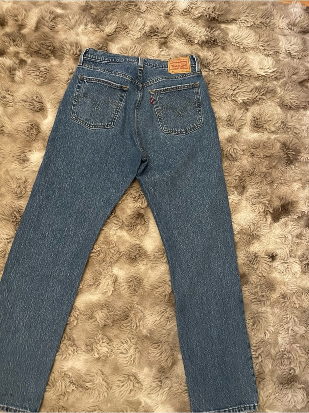 Levi's Women's High-Rise Straight Jeans in Blue
